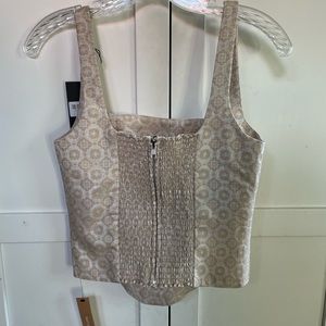Reformation Bustier Top - never worn, tags on